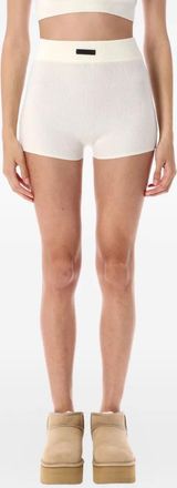 Fear of God Shorts biker con logo - Toni neutri