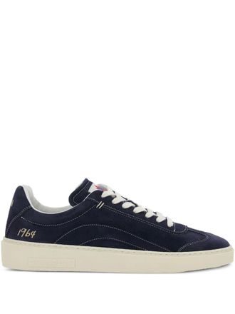 Dsquared2 low-top logo-patch sneakers - men - Rubber/Calf Suede/Calf Leather - 40.5 - Blue