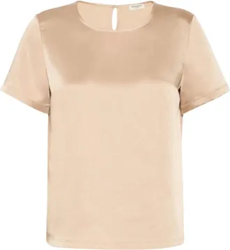 Max Mara Mujer, Blusas y Camisas, Beige, Talla: L