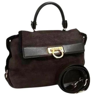 Ferragamo Pre-owned Handbags, female, Brown, Size: ONE SIZE Pre-owned Ez-21 E788 Handbag