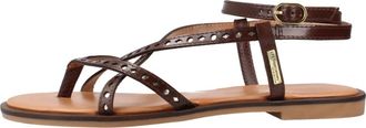 Les Tropeziennes Helectra Sandal - Dames - Sandalen - Bruin - 39 EU - Leer - Schoenen
