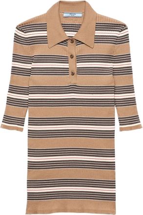 Prada Polo a coste - Toni neutri