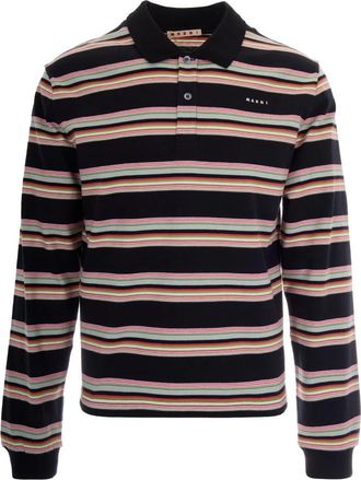 Marni Katoenen Polo - Heren - Polos - Veelkleurig - XL - Katoen - Tops