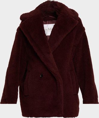 Max Mara Olga Faux Fur Double-Breasted Coat