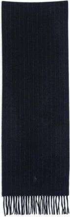 Polo Ralph Lauren Sciarpa in cashmere a righe sottili - Heren - Wintersjaals - Blauw - ONE Size - Kasjmier - Accessoires