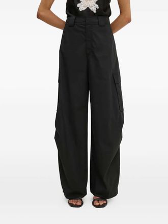 A.L.C. cargo-pocket trousers - women - Cotton/Elastane - S - Black