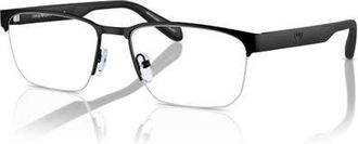 Emporio Armani 56mm Irregular optical glasses in Black at Nordstrom
