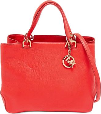 Michael Kors Borsa tote Cynthia in pelle - Rosso