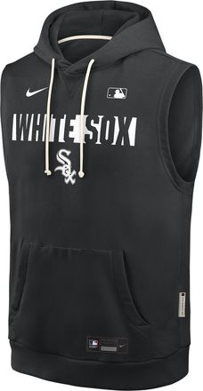 Nike Chicago White Sox Authentic Collection Standard Issue Nike Mens Dri-FIT MLB Sleeveless Pullover Hoodie in Black | 03B400ARX-4T2