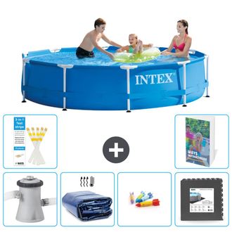 Intex Piscina Con Estructura Redonda - 305x76 Cm - 7-piezas S177