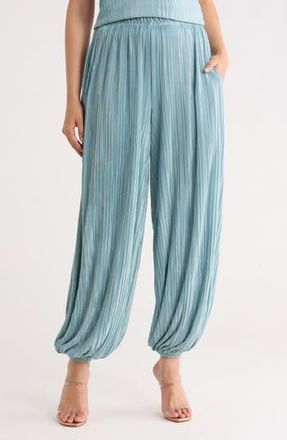 Renee C Pliss&eacute; Joggers in Seafoam at Nordstrom Rack, Size X-Large