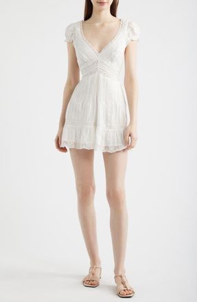 LoveShackFancy Edena Dress in White at Nordstrom, Size Xx-Small