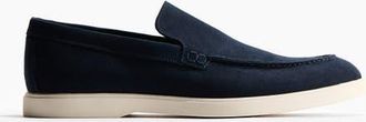 H&M Moccasin-seam Loafers in Navy Blue at Nordstrom, Size 11.5