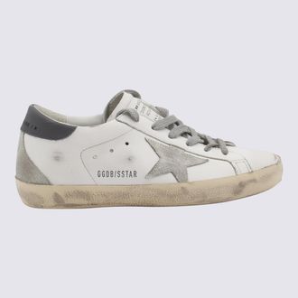Golden Goose Sneakers White/Ice/Dark Gray-Donna