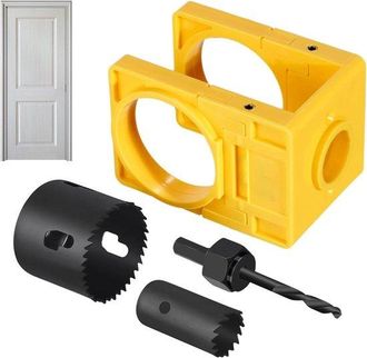 OEM Kit De Instalaci&oacute;n De Cerradura De Puerta, Montaje De Cerradura, Modelo De Gu&iacute;a Ajustable, 165 X 18 X 7 Cm, Amarillo