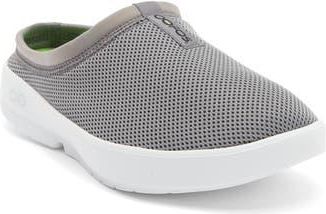 Oofos OOcoozie Sport Workhorse Recovery Mule in White/Slate at Nordstrom Rack, Size 13.5 Womens / 11.5 Mens