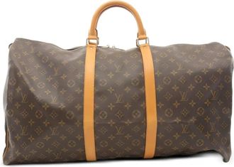 Louis Vuitton 1999 Keepall 60 tas - Bruin
