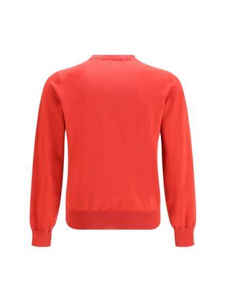 Brunello Cucinelli Cotton Crewneck Sweater - Red