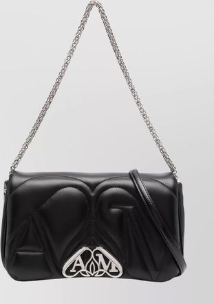 Alexander McQueen the seal small leather shoulder bag