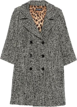 Dolce & Gabbana Cappotto doppiopetto - Nero