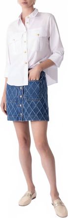 Veronica Beard Catriona Shirt In White