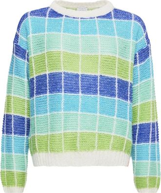 Lind Ro p&aring; Sweater - Dames - Ronde hals truien - Veelkleurig - L/Xl - Truien & Vesten
