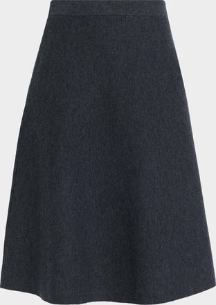 TSE Knit A-Line Midi Skirt