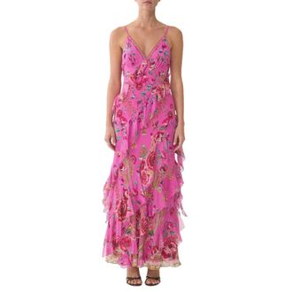 Camilla Dames, Jurken, Roze, Maat: M Zijde