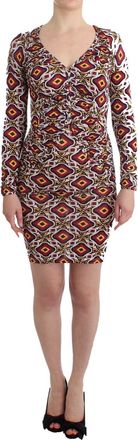 Gianfranco Ferre Longsleeved Viscose Shift Womens Dress