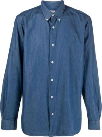 Woolrich Denim Overhemd - Heren - Spijkeroverhemden - Blauw - S - Denim - Overhemden
