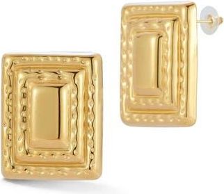 Glaze Jewelry Square Stud Earrings in Gold at Nordstrom Rack