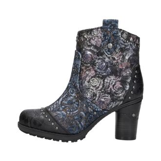 Mustang Enkellaarsjes Hak - Dames - Cowboylaarzen - Veelkleurig - 38 EU - Leer - Schoenen
