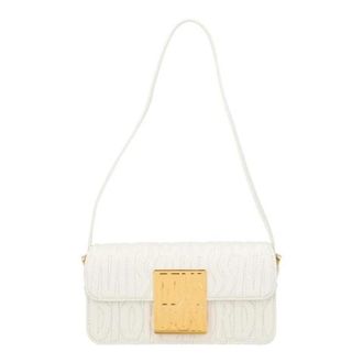 Dior Pre-owned Miss Dior Schoudertas - Dames - Pre-owned - Wit - Maat: ONE Size Leer