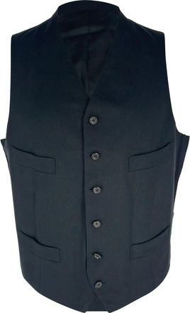 Tom Ford Single-Breasted Waistcoat in Black Wool