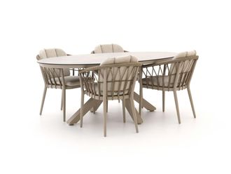 Tierra Outdoor SantaFe/Oblong 200cm dining tuinset 5-delig