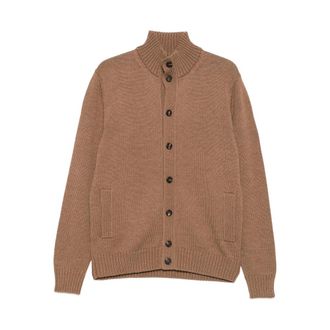 Zanone High-neck Button-fastening Cardigan