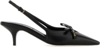 Miu Miu Black Leather Pumps