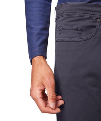 Pierre Cardin 5-Pocket-Hose PIERRE CARDIN PC-Lyon, Herren, Gr. 31, L&auml;nge 32, blau (marine), Web, Obermaterial: 72% Baumwolle, 26% Lyocell, 2% Elasthan, gerade, unte