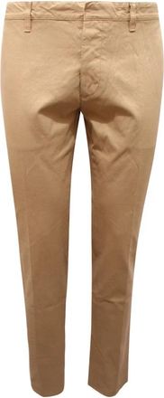 Dsquared2 Italiaanse broek model S71Ka 0603 - Heren - Chinos - Beige - XS - Broeken