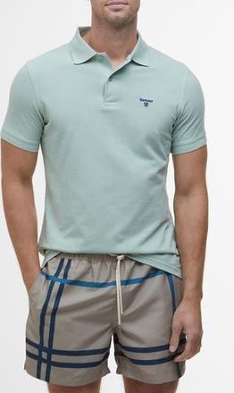 Barbour Lightweight Sports Piqu&eacute; Polo in Pale Apple at Nordstrom Rack, Size Xx-Large