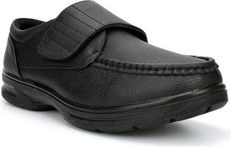 Generic Mens Wide Fit Shoes Mens Touch Fastening Shoes Mens Wide Shoes Mens Comfort Shoes Mens Casual Shoes Black/Brown 8 UK