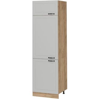 Vicco Armario Para Frigor&iacute;fico Empotrado R-line, Blanco Casa De Campo, 60 Cm, Vicco