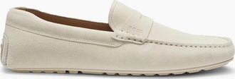 HUGO BOSS Mens Noel Loafers Cream - White - Size: 11