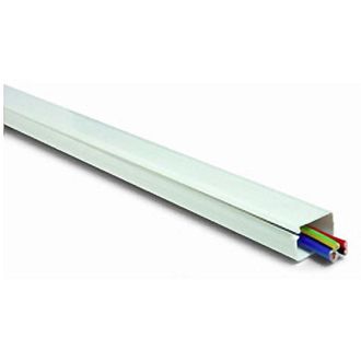 Brinox Brinox Canal Inst.adhesivo Blanco 23x13mm., Canaleta Protectora De Cable El&eacute;ctrico Con Tapa. - Tira De 2 Metros - Medidas: 23x13mm. - Fabricada En Pvc