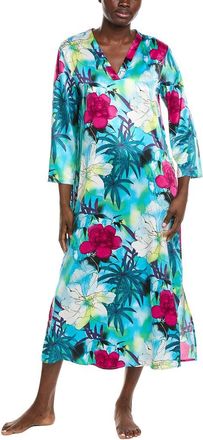 Natori Viva Printed Satin Night Gown