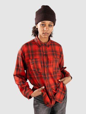 Empyre Addison Flannel Hemd red gray