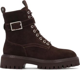 Kazar Kelyn Boot - Dames - Veterlaarzen - Bruin - 35 EU - Leer - Schoenen