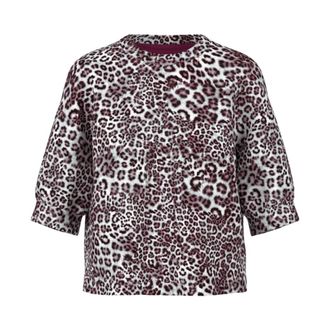 Marc Cain Oversized Shirt met Luipaardprint - Dames - Blouses & Shirts - Veelkleurig - Maat: S Viscose