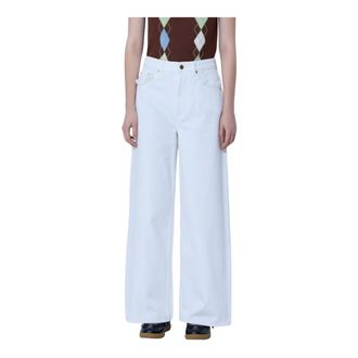 Ganni Jeans Lari - Jeans - Mujer - Blanco - W27