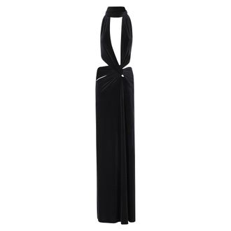 Amazu&igrave;n Abito lungo in velluto - - Dresses - Donna - Nero - ONE SIZE